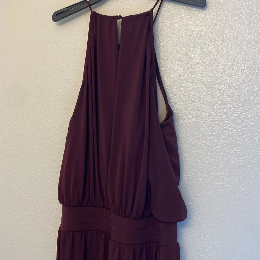 WEISSMAN balera Dance burgundy Costume Split Leg Unitard body suit MJ12201 LA ad